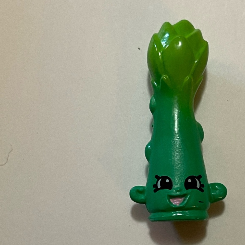Shopkins Season 3 #81 ASPARA-GUS Dark Green Rare
